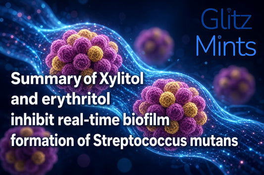 Summary of Xylitol and erythritol inhibit real-time biofilm formation of Streptococcus mutans